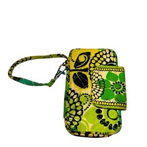 Vera Bradley LIMES UP Wallet ID Pouch Keychain